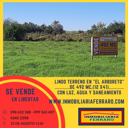 Terreno en Venta en EL ARBORETO, Libertad, San José