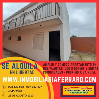 Casas y Apartamentos en Alquiler en PROXIMO A LA RUTA, Libertad, San José