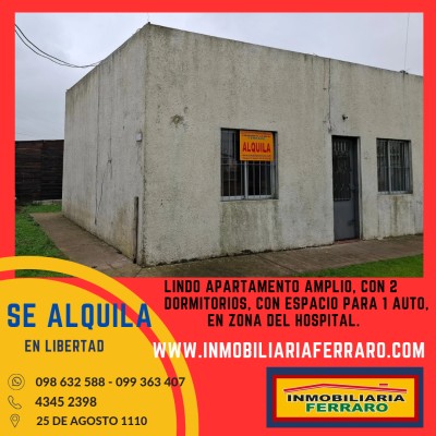 Apartamento en Alquiler en HOSPITAL, Libertad, San José