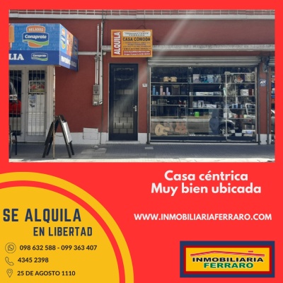 Casas y Apartamentos en Alquiler en CENTRO, Libertad, San José