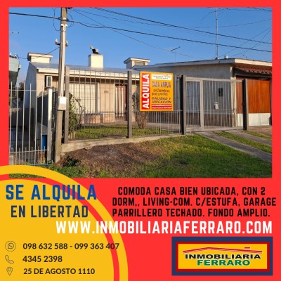 Casas y Apartamentos en Alquiler en JUVENTUD, Libertad, San José