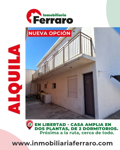 Casas y Apartamentos en Alquiler en EDISDON CASI RUTA, Libertad, San José