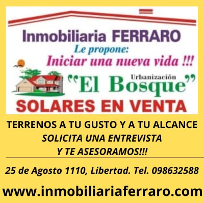 Terrenos en Venta en Libertad, San José