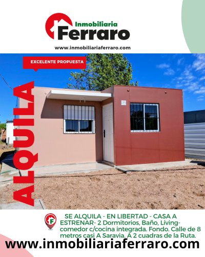 Casas y Apartamentos en Alquiler en ASERRADERO, Libertad, San José