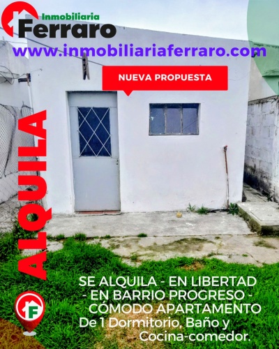 Casas y Apartamentos en Alquiler en PROGRESO, Libertad, San José
