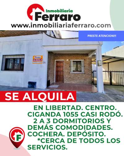 Casas y Apartamentos en Alquiler en Libertad, San José