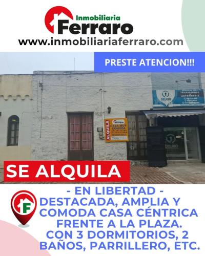 Casas y Apartamentos en Alquiler en CENTRO, Libertad, San José