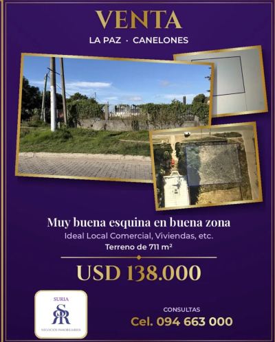 Terreno en Venta en La Paz, Canelones