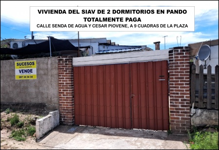 VIVIENDAS DEL SIAV en Venta en  BARRIO SAN ISIDRO, Pando, Canelones