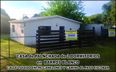 Casas en Venta en Barros Blancos, Canelones