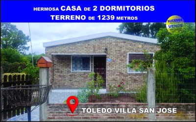Casas en Venta en Toledo, Canelones