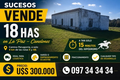 Campos y Chacras en Venta en La Paz, Canelones