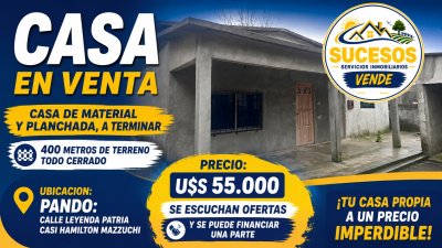 Casas en Venta en BARRIO ESTADIO, Pando, Canelones
