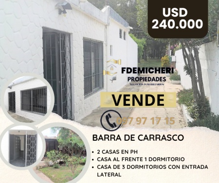 Casas en Venta en Barra de Carrasco, Ciudad de la Costa, Canelones