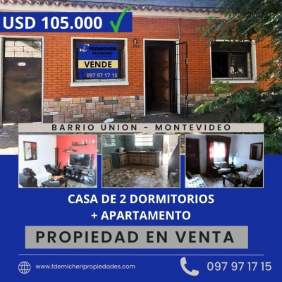 Casas en Venta en Unión, Montevideo