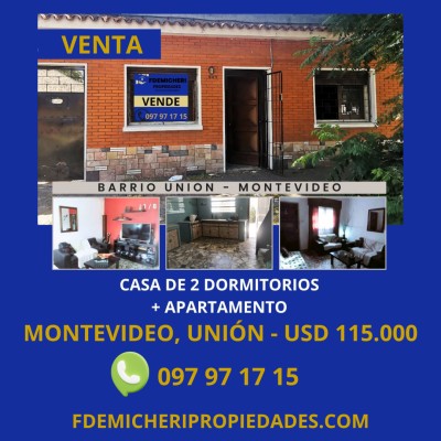 Casas en Venta en Unión, Montevideo