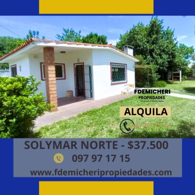 Casa en Alquiler en Solymar, Ciudad de la Costa, Canelones