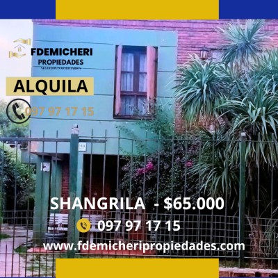Casa en Alquiler en Shangrilá, Ciudad de la Costa, Canelones