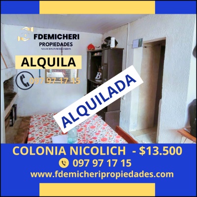 Apartamentos en Alquiler en Colonia Nicolich, Canelones