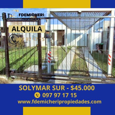 Casa en Alquiler en Solymar, Ciudad de la Costa, Canelones