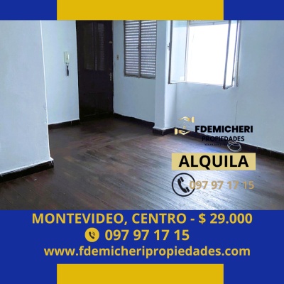 Apartamentos en Alquiler en Centro, Montevideo