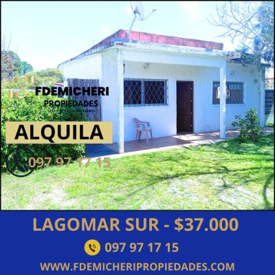 Casa en Alquiler en Lagomar, Ciudad de la Costa, Canelones