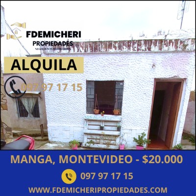 Casas en Alquiler en Manga, Montevideo