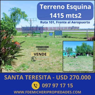 Terrenos en Venta en SANTA TERESITA, Colonia Nicolich, Canelones