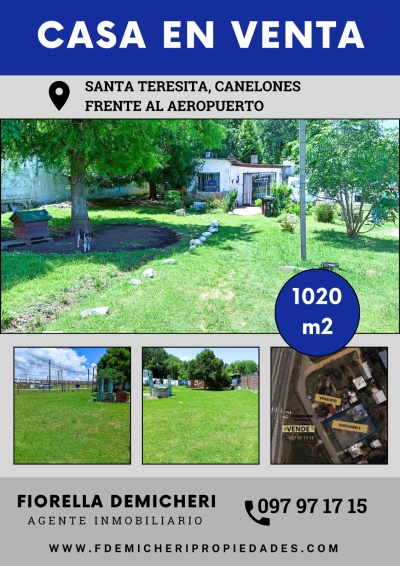 Casa en Venta en SANTA TERESITA, Colonia Nicolich, Canelones
