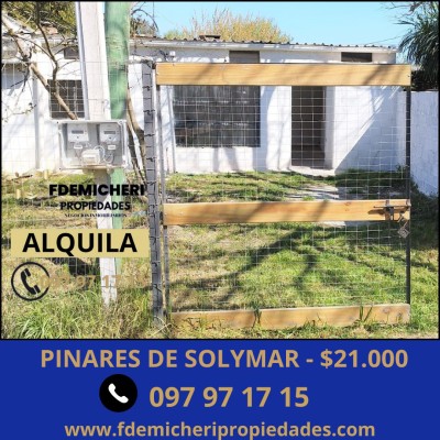 Casa en Alquiler en Pinares de Solymar, Canelones