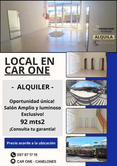 Local Comercial en Alquiler en Solymar, Ciudad de la Costa, Canelones