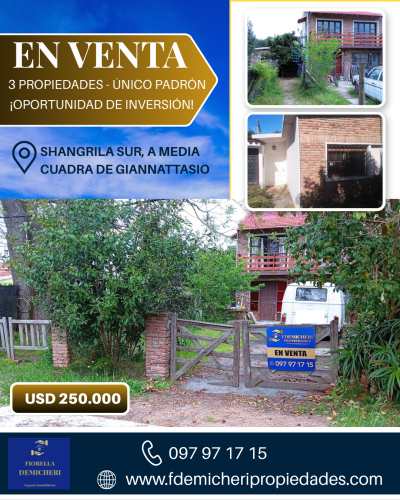 Casa en Venta en Shangrilá, Ciudad de la Costa, Canelones
