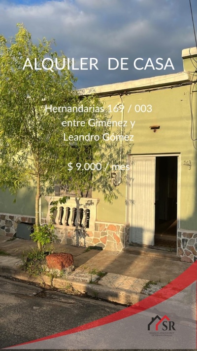 Casas en Alquiler en BARRIO OESTE, Mercedes, Soriano
