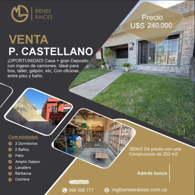 Casa en Venta en Pérez Castellanos, Montevideo