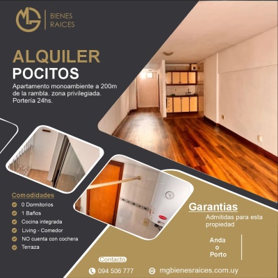 Apartamentos en Alquiler en Pocitos, Montevideo