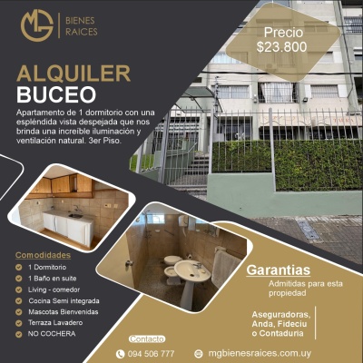 Apartamentos en Alquiler en Buceo, Montevideo