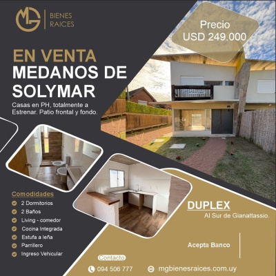 Casa en Venta en Médanos de Solymar, Ciudad de la Costa, Canelones