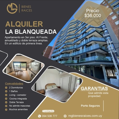 Apartamento en Alquiler en La Blanqueada, Montevideo