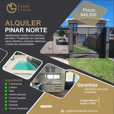 Casas en Alquiler en El Pinar, Ciudad de la Costa, Canelones