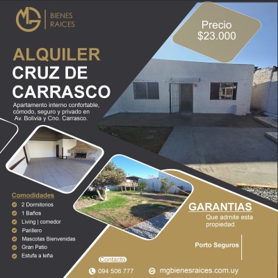 Casa en Alquiler en Bañados de Carrasco, Montevideo