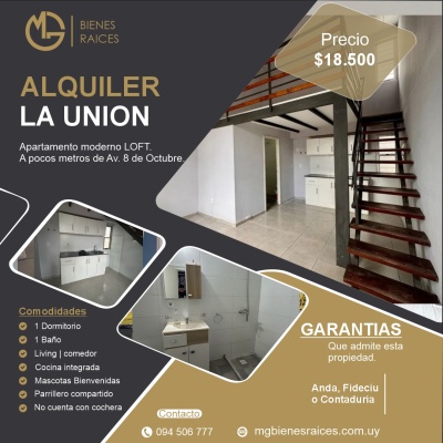 Apartamento en Alquiler en Unión, Montevideo