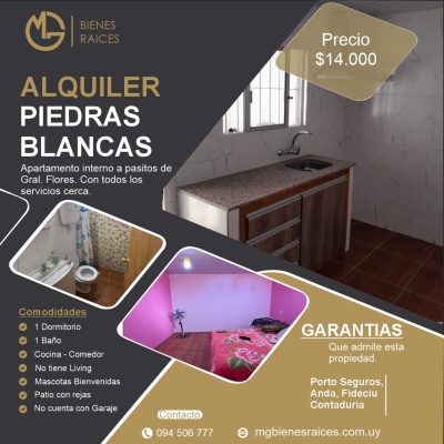 Apartamentos en Alquiler en Piedras Blancas, Montevideo