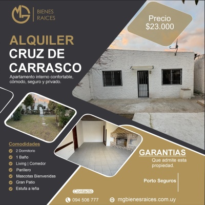 Casa en Alquiler en Las Canteras, Montevideo