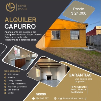 Apartamento en Alquiler en Capurro, Montevideo