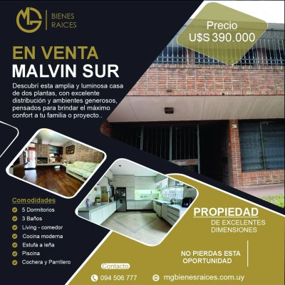 Casa en Venta en Malvín, Montevideo