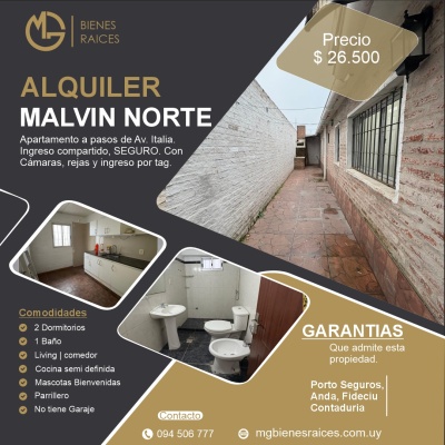 Apartamento en Alquiler en Malvín Norte, Montevideo