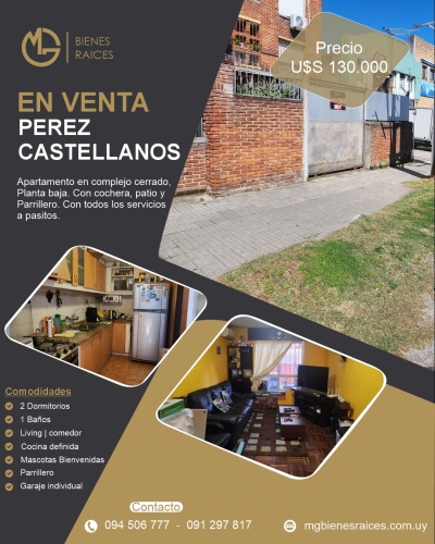 Apartamentos en Venta en Pérez Castellanos, Montevideo