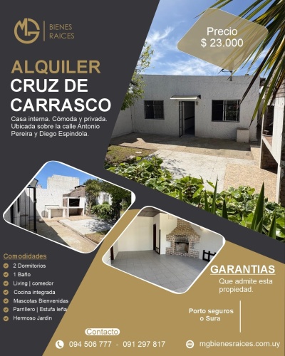Casa en Alquiler en Bañados de Carrasco, Montevideo