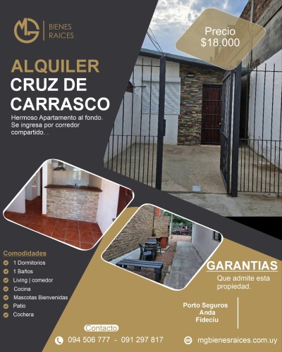 Apartamentos en Alquiler en Bañados de Carrasco, Montevideo