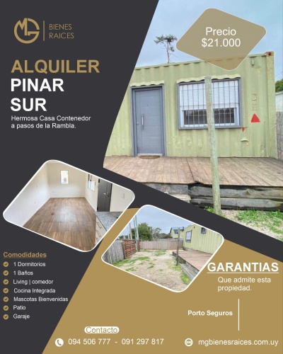 Casa en Alquiler en Pinamar, Canelones